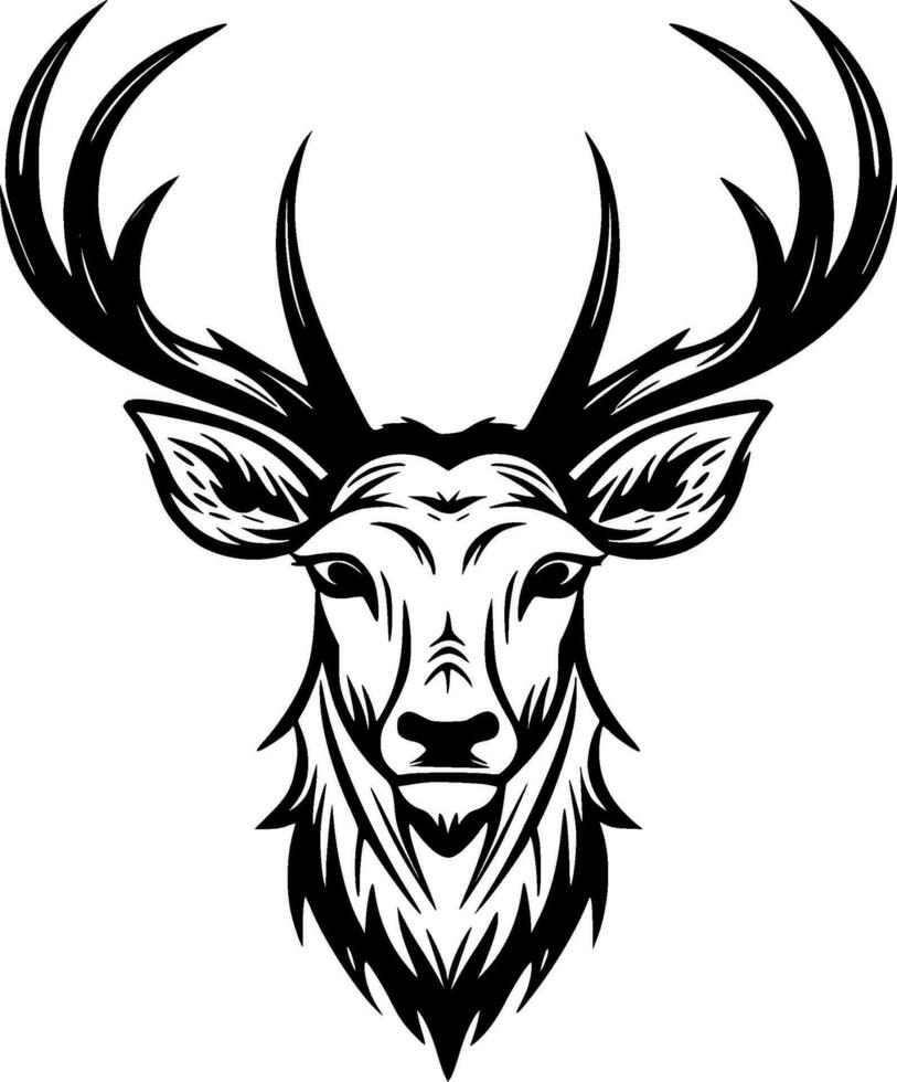 Dear, Minimalist and Simple Silhouette - Vector illustration