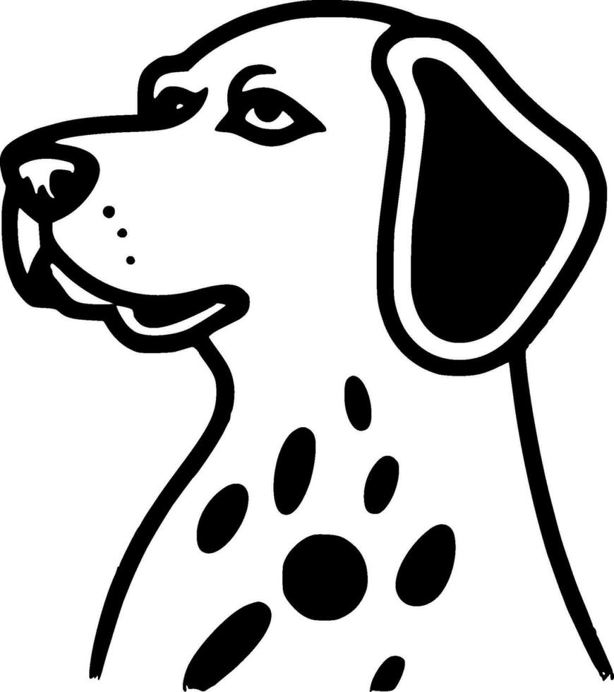 Dalmatian - High Quality Vector Logo - Vector illustration ideal for T-shirt graphic