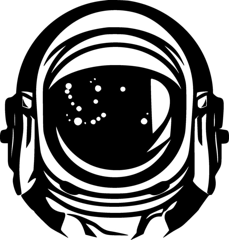 Astronaut, Minimalist and Simple Silhouette - Vector illustration