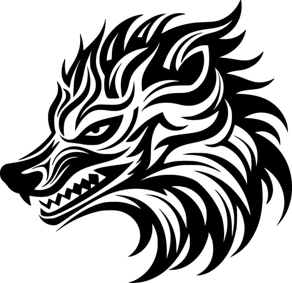 Wolf - High Quality Vector Logo - Vector illustration ideal for T-shirt graphic