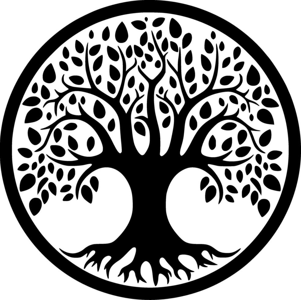 Tree - High Quality Vector Logo - Vector illustration ideal for T-shirt graphic