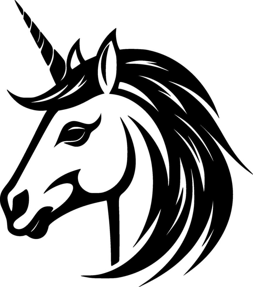 Unicorn - High Quality Vector Logo - Vector illustration ideal for T-shirt graphic