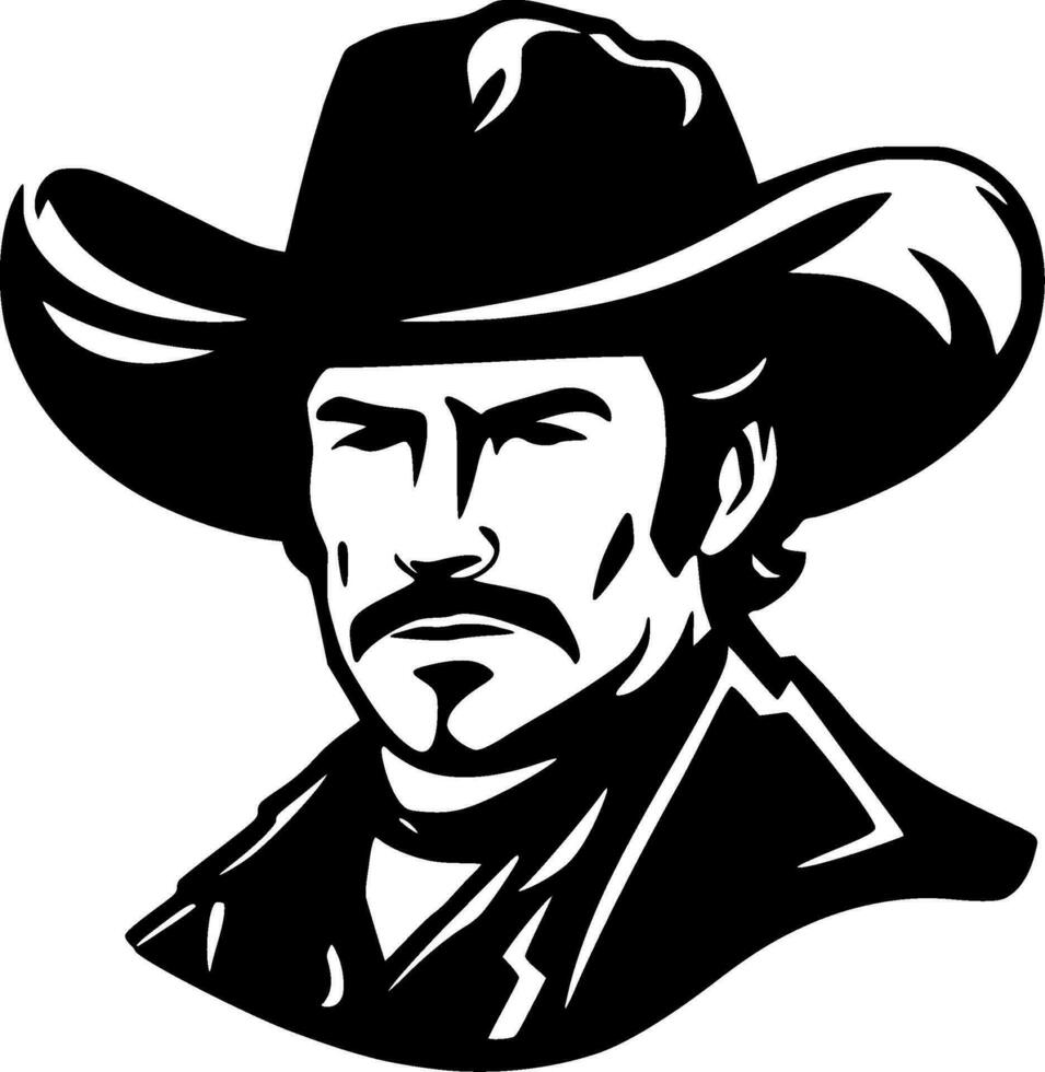 Western - High Quality Vector Logo - Vector illustration ideal for T-shirt graphic