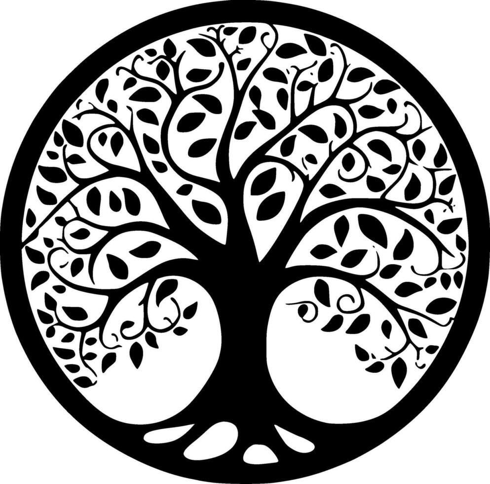 Tree - High Quality Vector Logo - Vector illustration ideal for T-shirt graphic