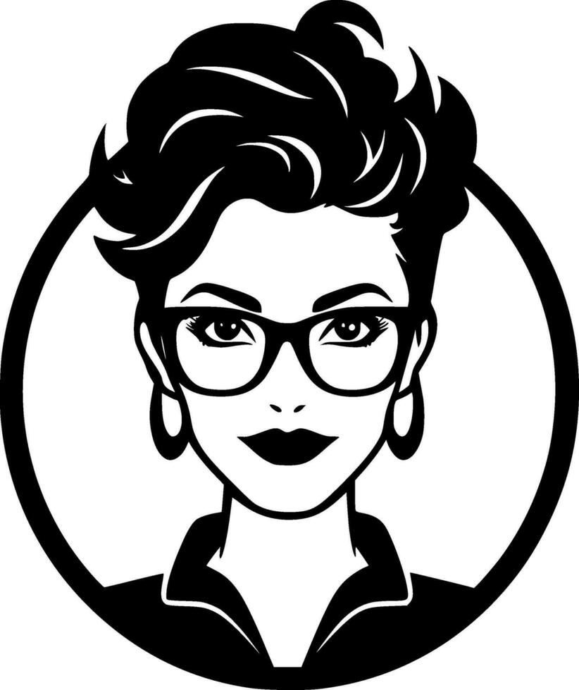 Teacher, Minimalist and Simple Silhouette - Vector illustration