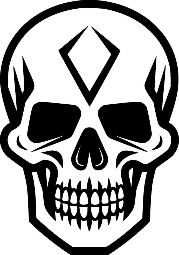 Skull - High Quality Vector Logo - Vector illustration ideal for T-shirt graphic