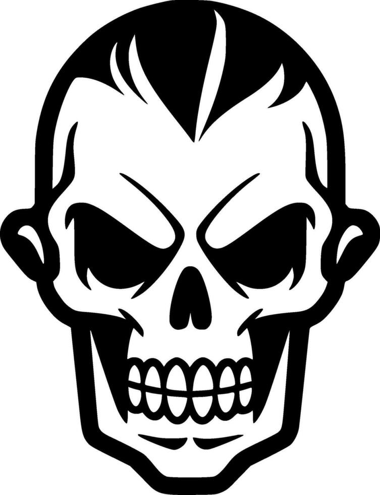 Skull - High Quality Vector Logo - Vector illustration ideal for T-shirt graphic