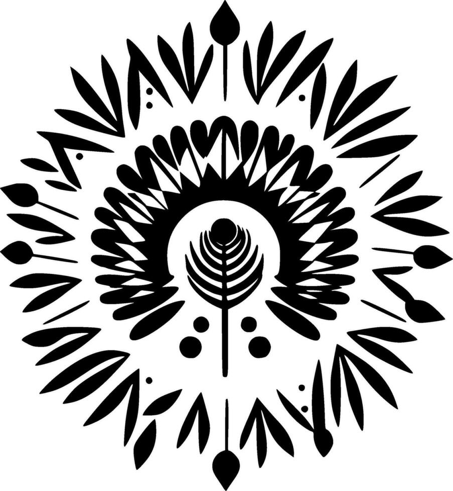 Boho - High Quality Vector Logo - Vector illustration ideal for T-shirt graphic