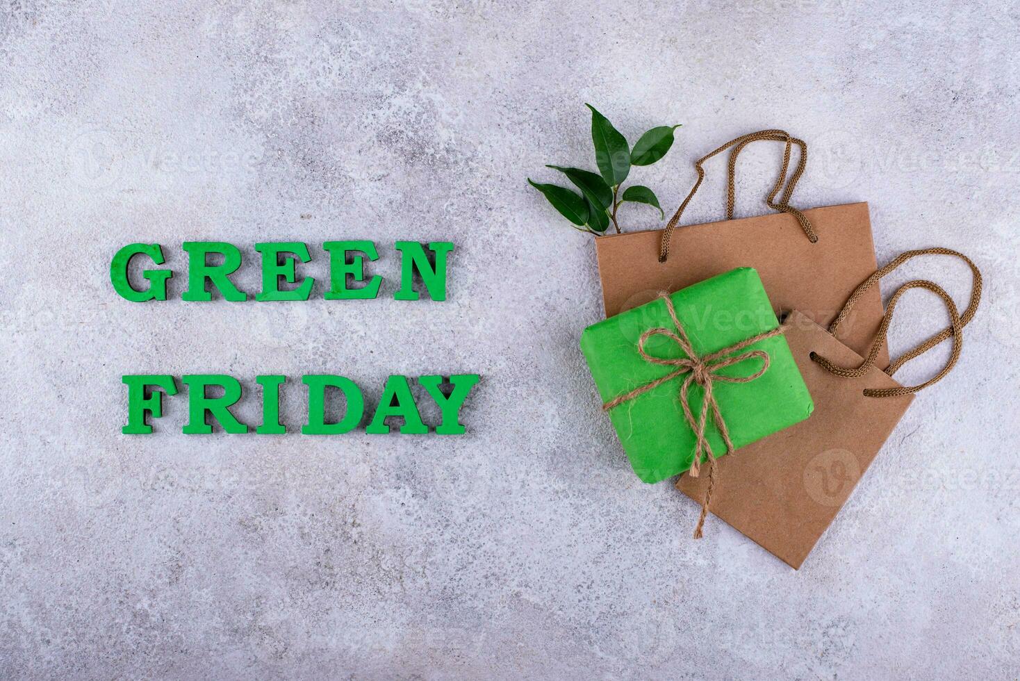 Green Friday eco friendly concept photo