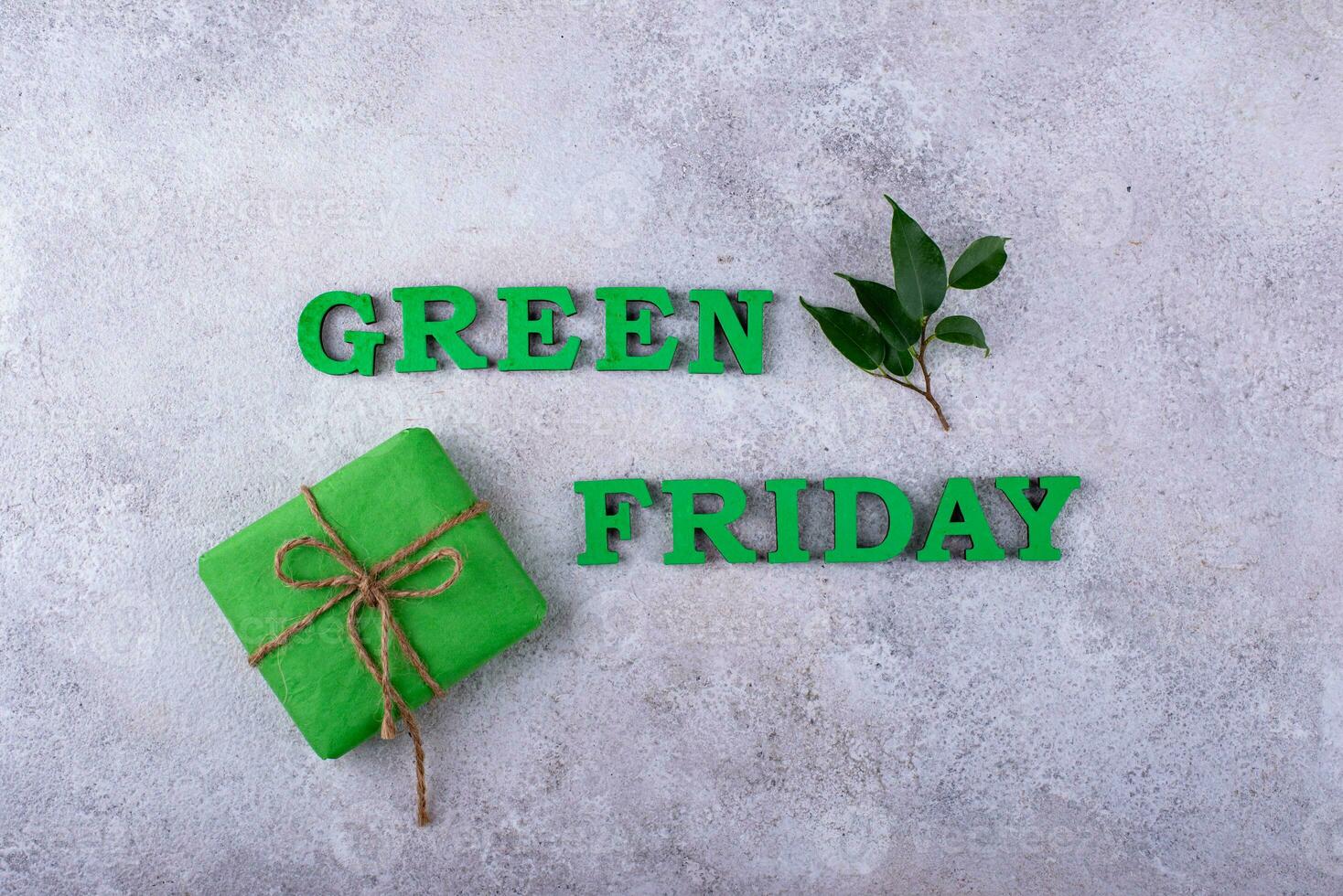 Green Friday eco friendly concept photo