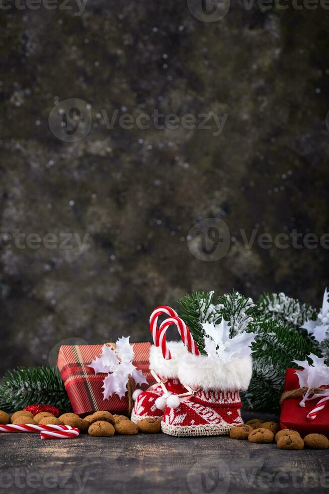 Sinterklaas o Santo nicholas celebracion concepto foto