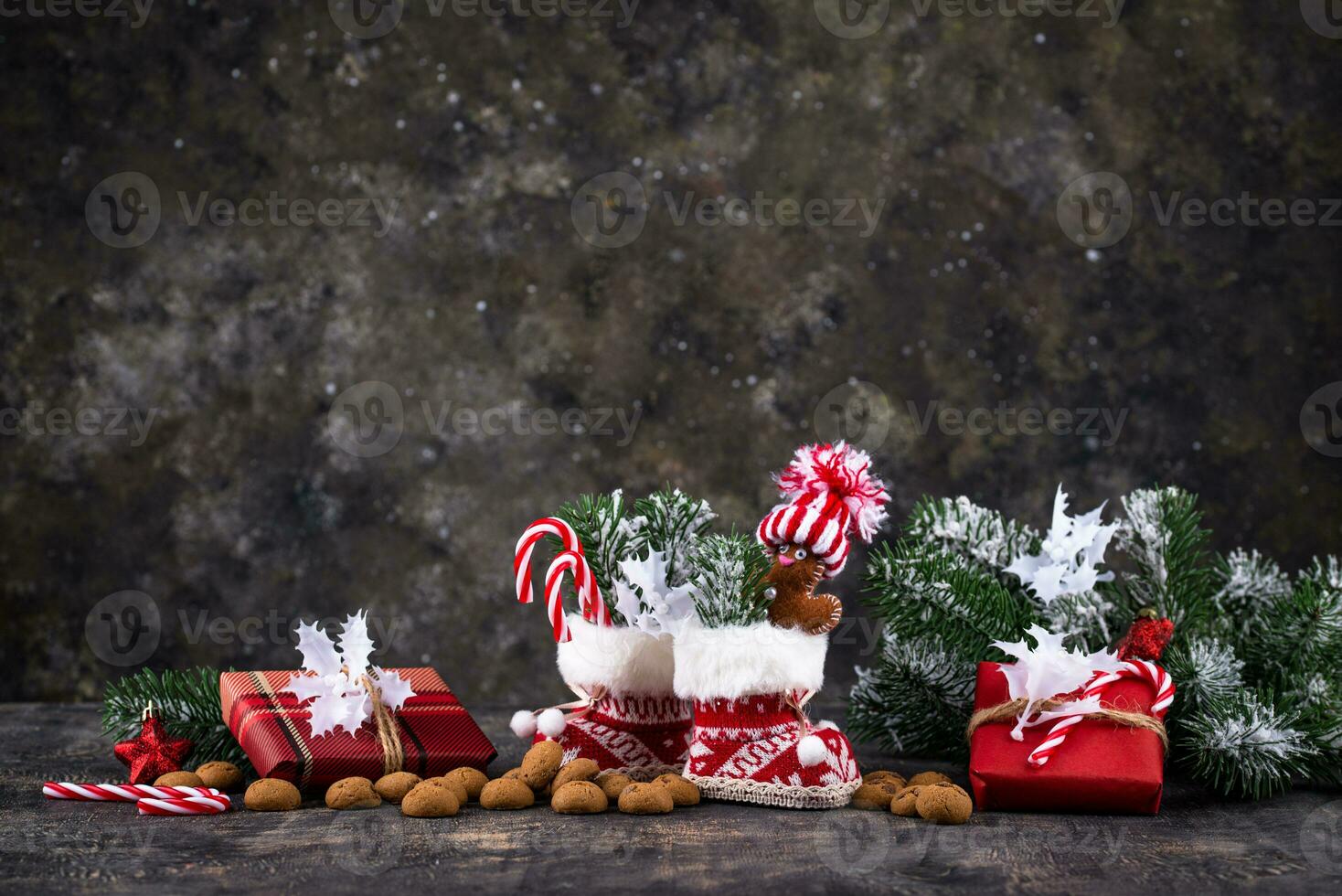 Sinterklaas or Saint Nicholas celebration concept photo