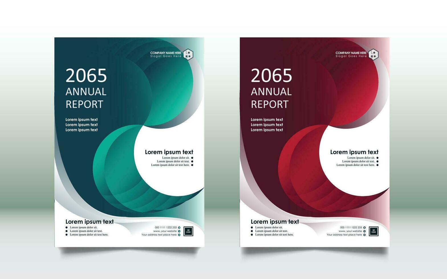 Corporate annual report flyer cover vector template layout, you can used easily commercial business, fully editable template.