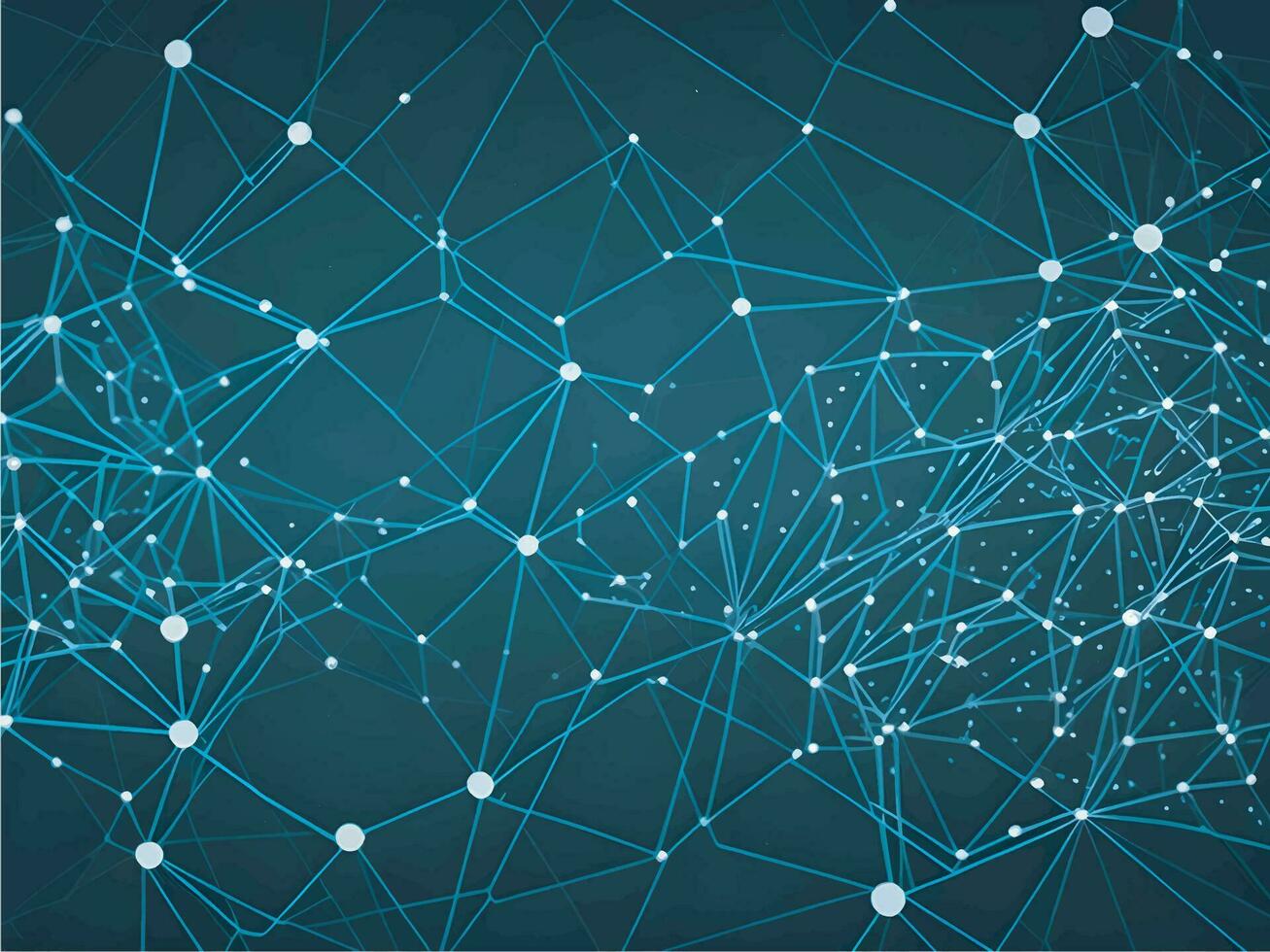 Abstract technology plexus futuristic data network line background vector