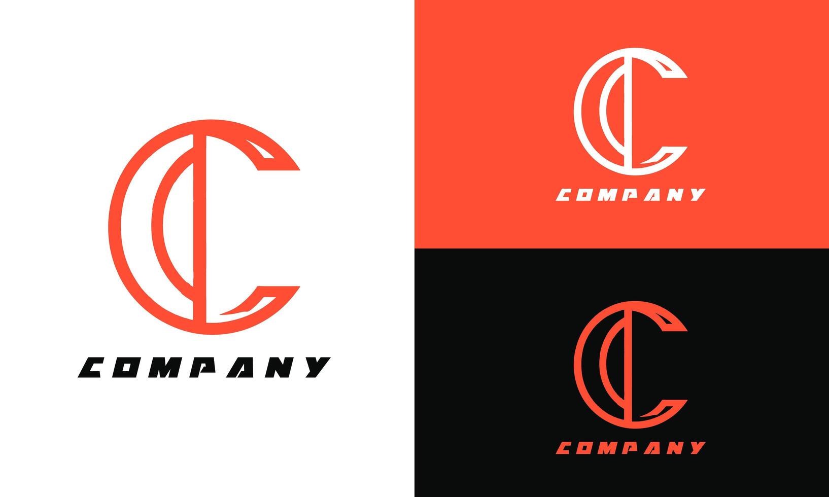 AI generated Best business logo design, company brand logo design, letter logo photo