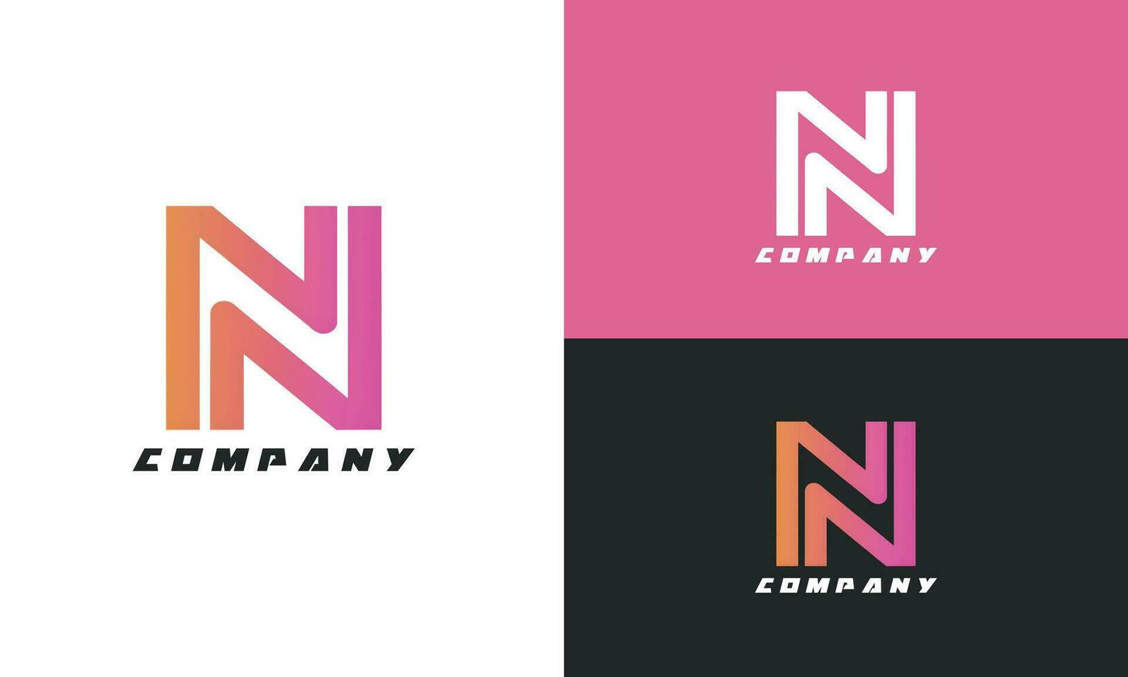 AI generated Best business logo design, company brand logo design, letter logo vector