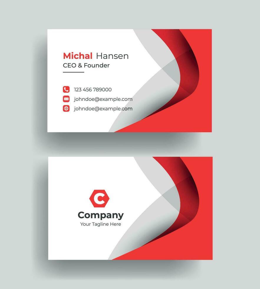 vector blue and white simple unique blue minimalist gold elegant business card template