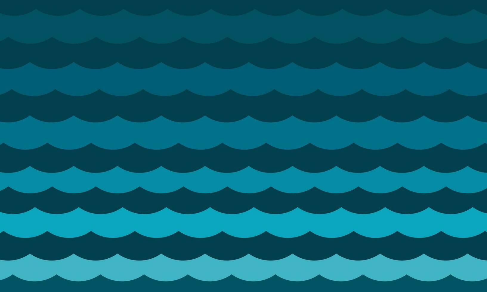 mar ondulado antecedentes con agudo rincones horizontal vector azul