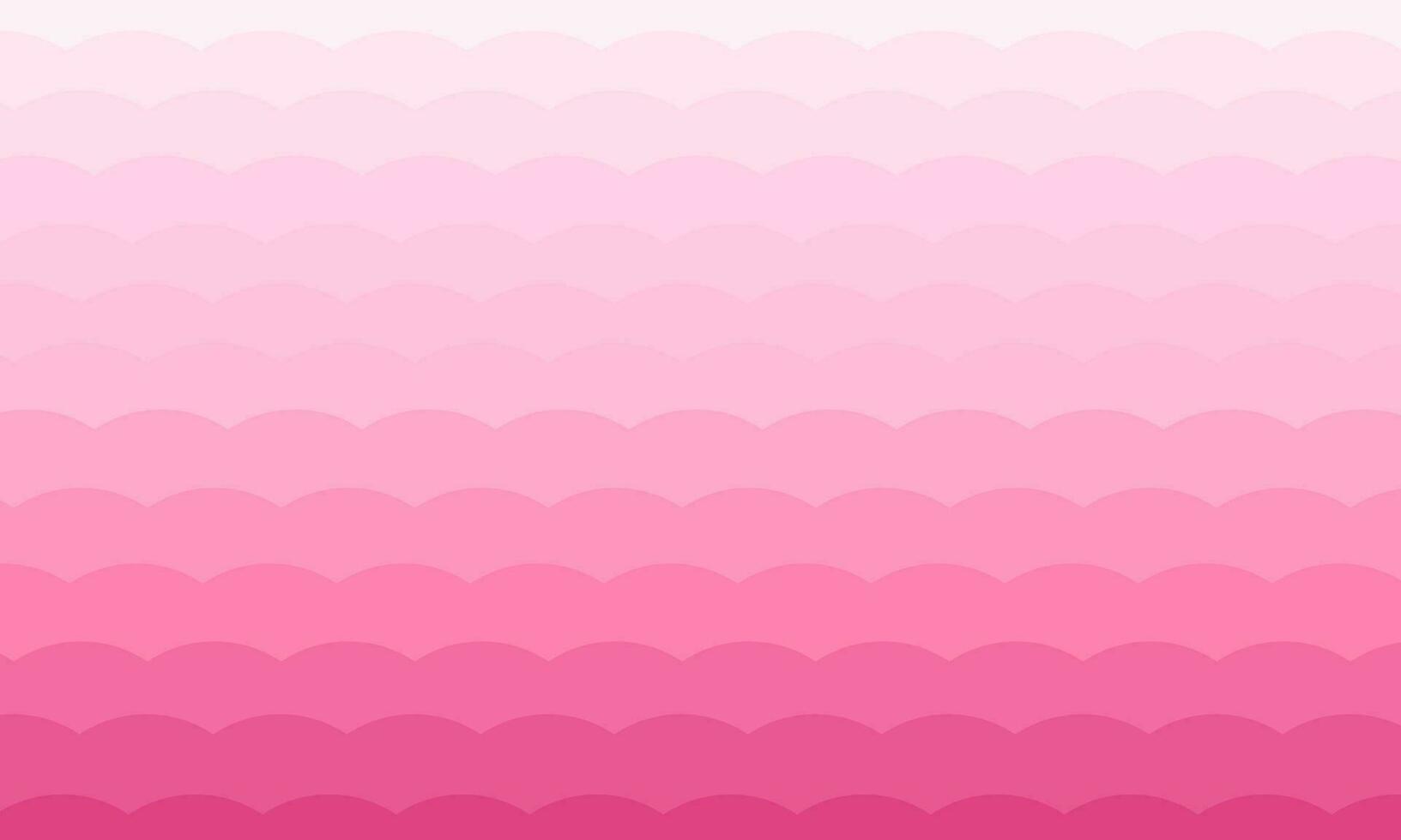 pink delicate romantic wavy vector background made of simple shapes