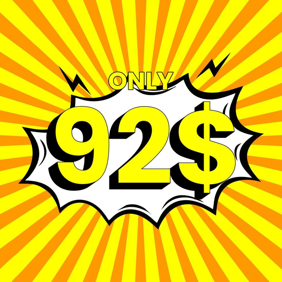 Dollar price tag icon perfect promotional design solution Price 1-100 dollars, ideal for your promotional projects. create creatives with our exclusive icons. increase the attractiveness of your ads vector