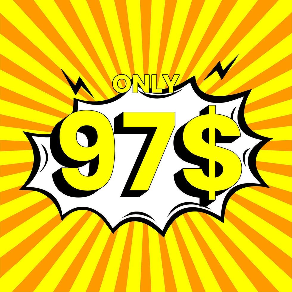 Dollar price tag icon perfect promotional design solution Price 1-100 dollars, ideal for your promotional projects. create creatives with our exclusive icons. increase the attractiveness of your ads vector
