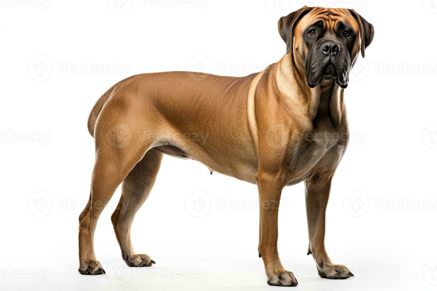 AI generated Realistic Boerboel dog clipart photo