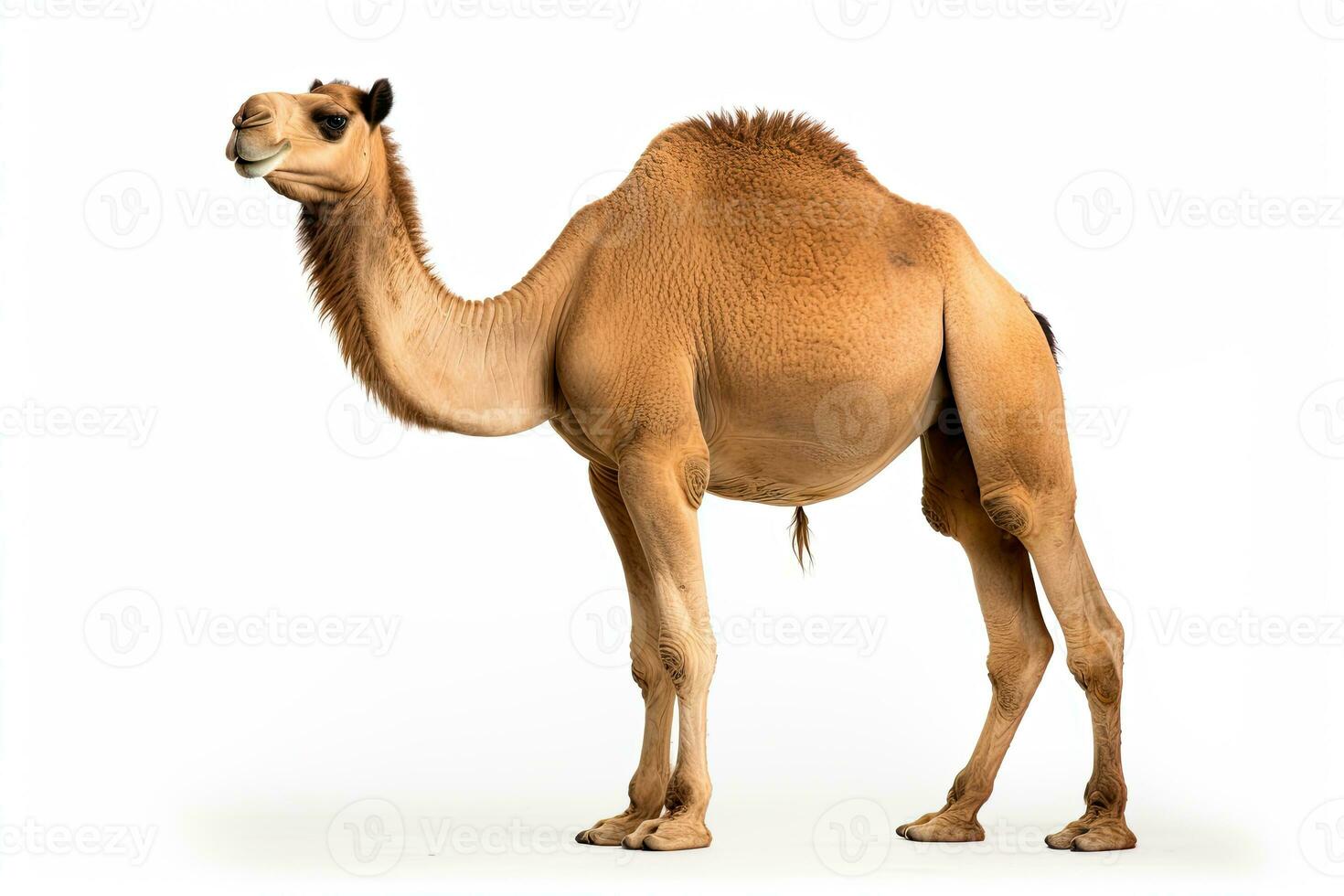 ai generado camello de cerca clipart foto