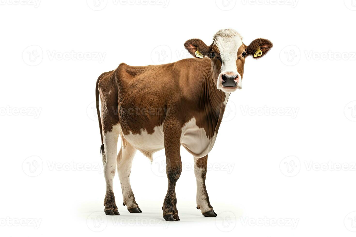 AI generated Countryside cow clipart photo