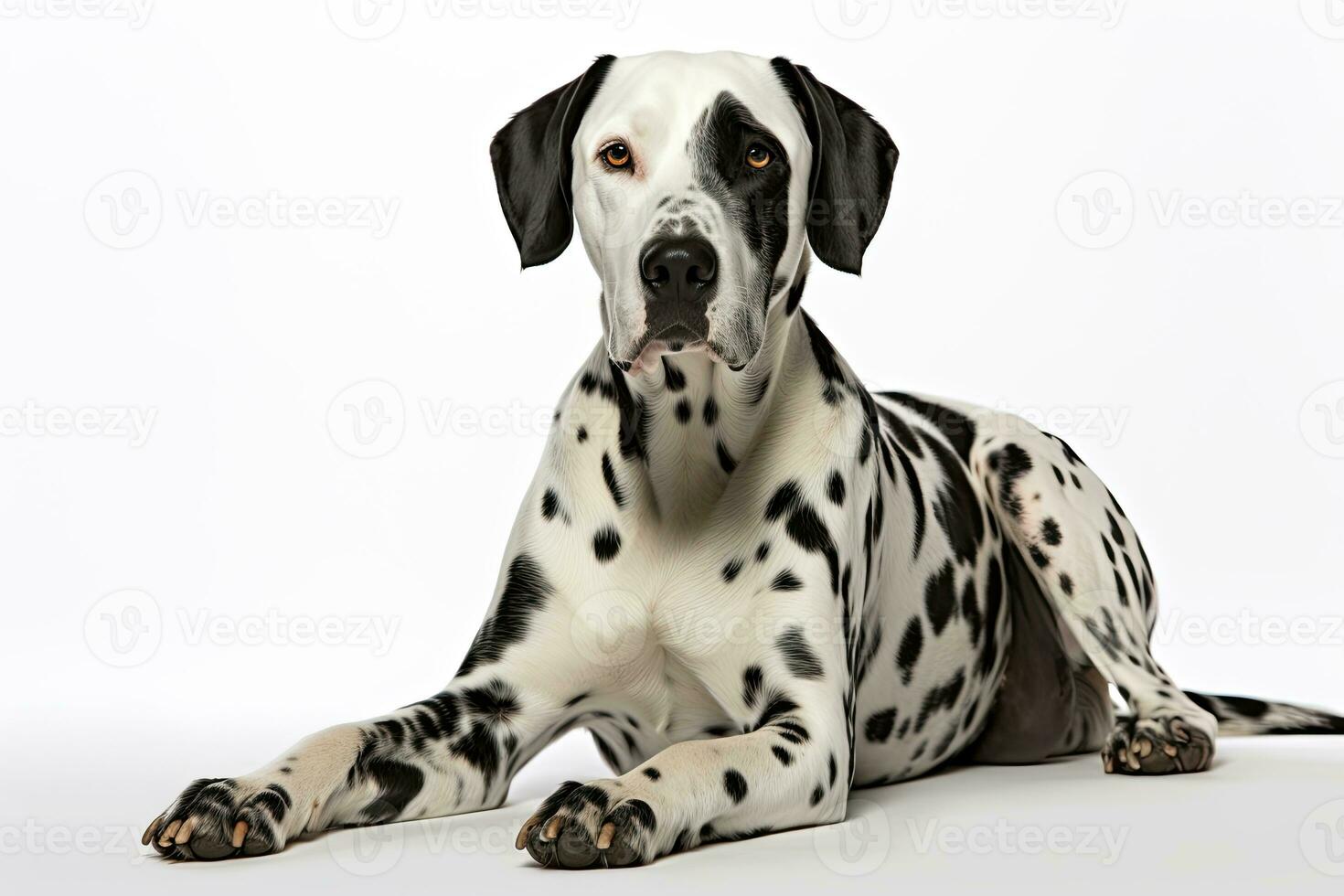 AI generated Cute Dalmatian clipart photo