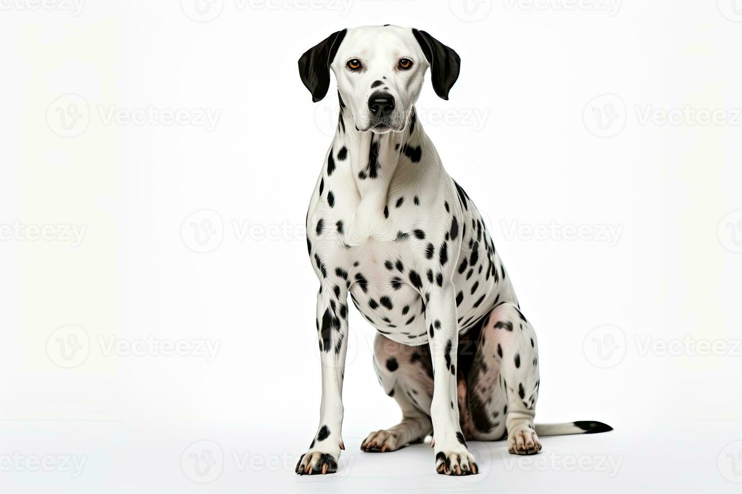 AI generated Cute Dalmatian clipart photo