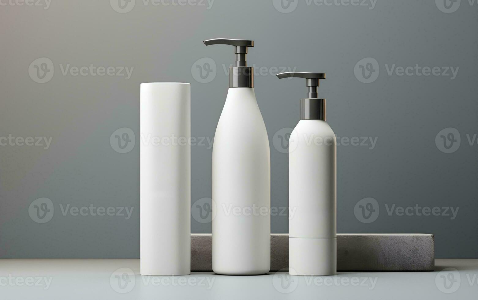 AI generated Soap bottle mockup with a luxury background photo