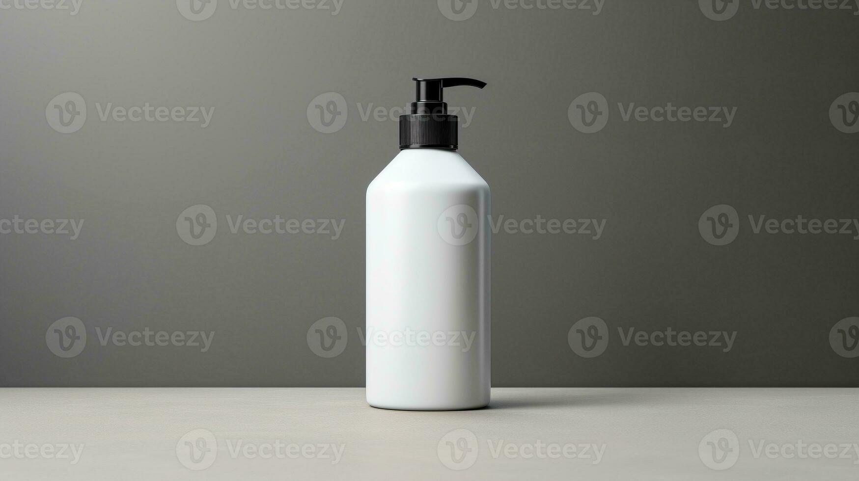 AI generated Lotion soap dispenser ai generated bottle mockup photo