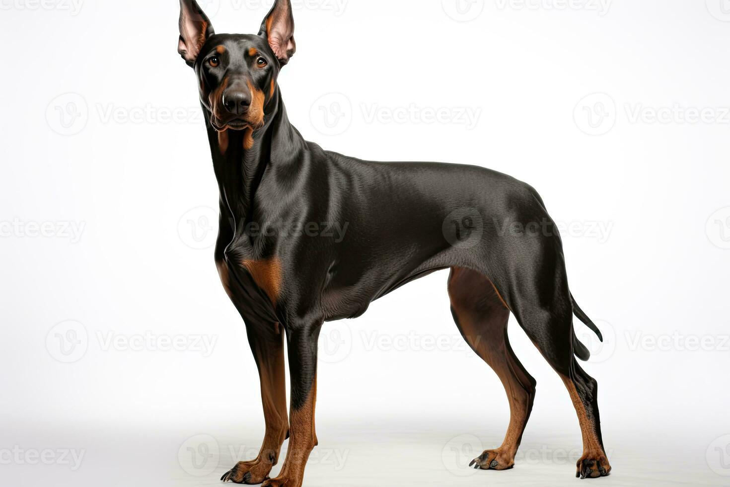 ai generado caballero Guardia perro clipart foto