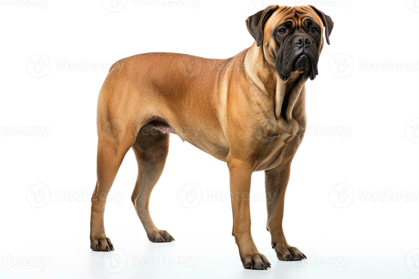 AI generated Realistic Boerboel dog clipart photo