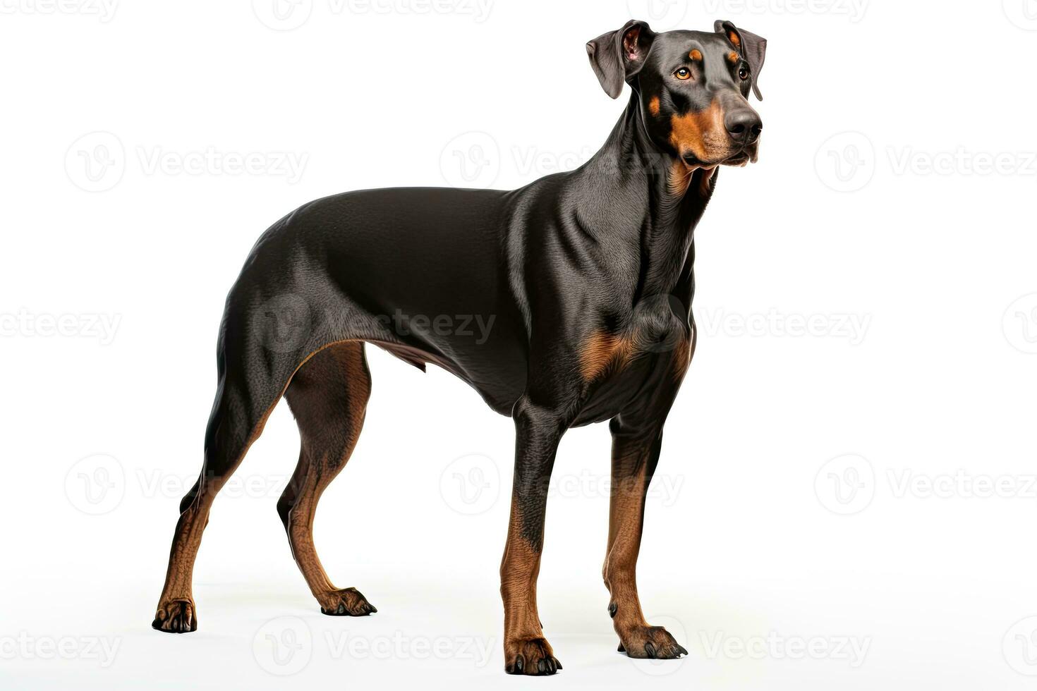 ai generado caballero Guardia perro clipart foto