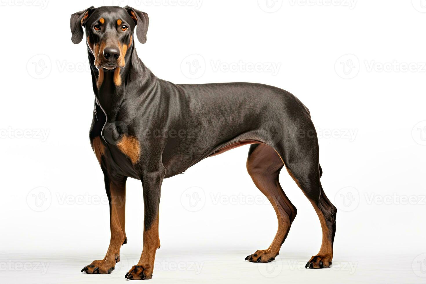 ai generado caballero Guardia perro clipart foto