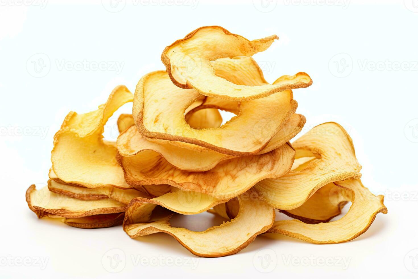 AI generated Dried apple rings clipart photo