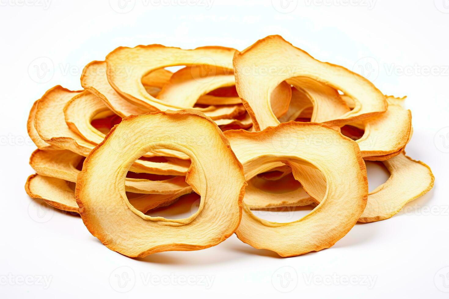 AI generated Dried apple rings clipart photo