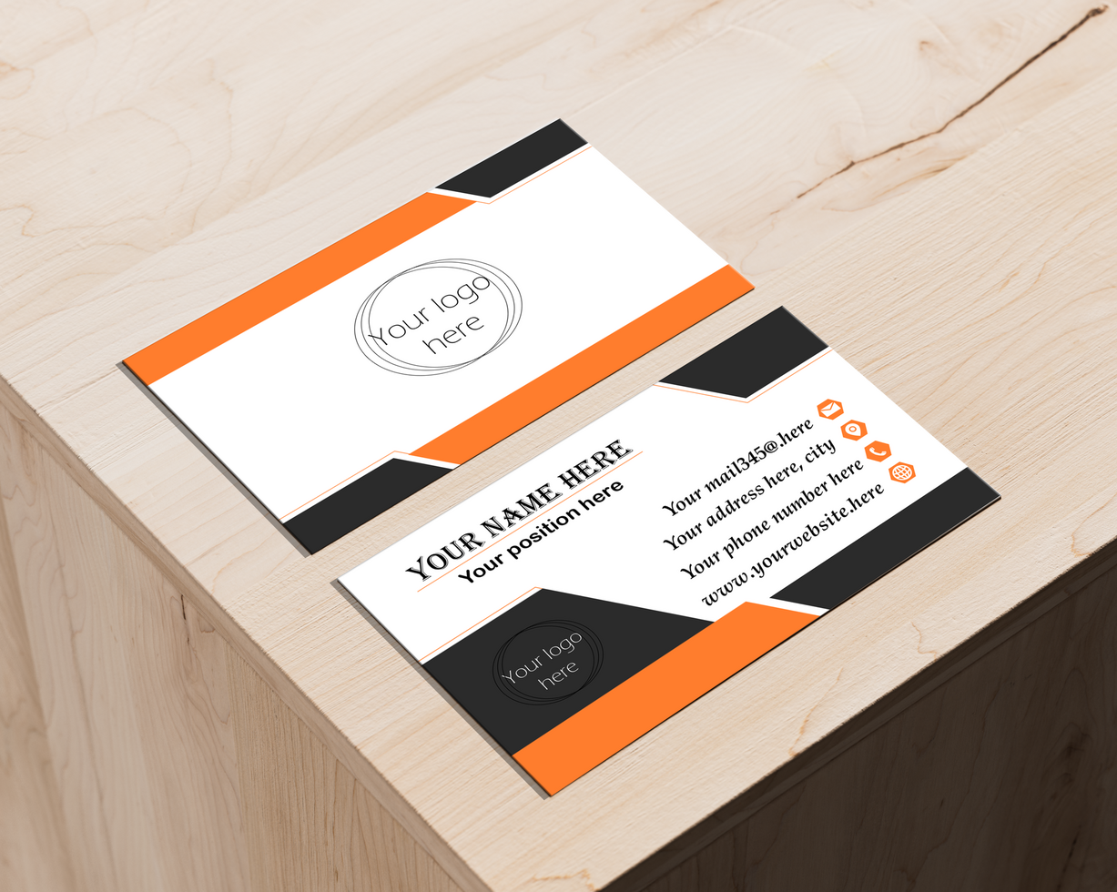 Editable business card templates and mockup psd