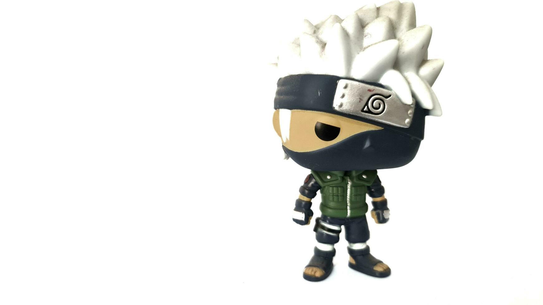 Jakarta, Indonesia on November 20, 2023. Funko Pop Vinyl Figure NEW FROM UK item Kakashi Hatake, Sixth Hokage. photo
