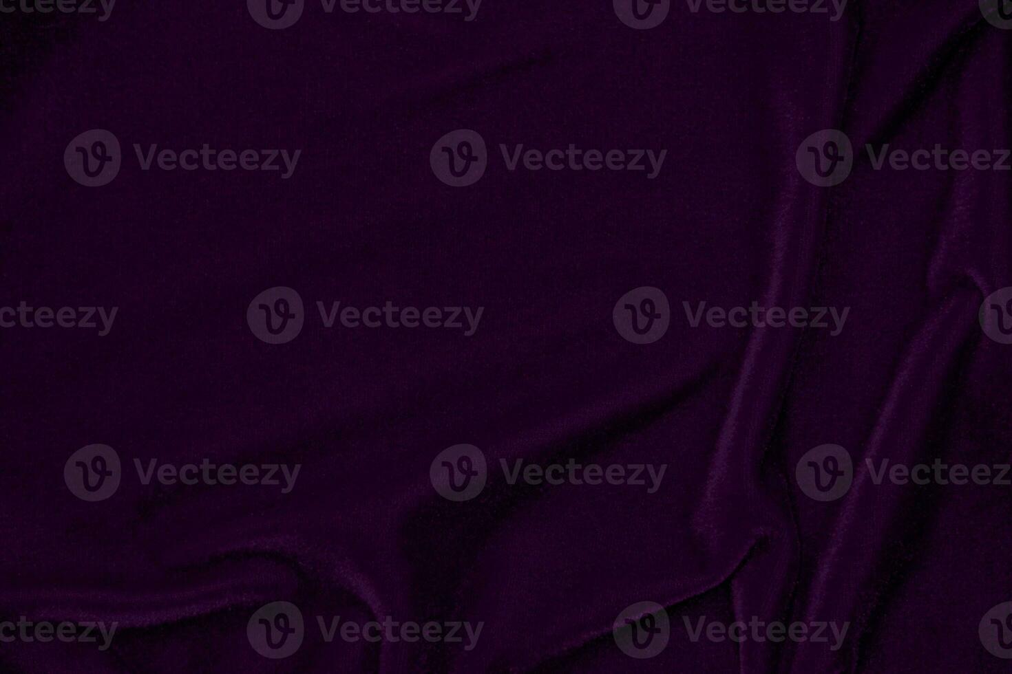 Purple velvet fabric texture used as background. Empty purple fabric background of soft and smooth textile material. There is space for text.. photo