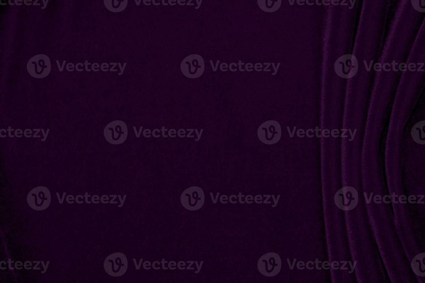 Purple velvet fabric texture used as background. Empty purple fabric background of soft and smooth textile material. There is space for text.. photo