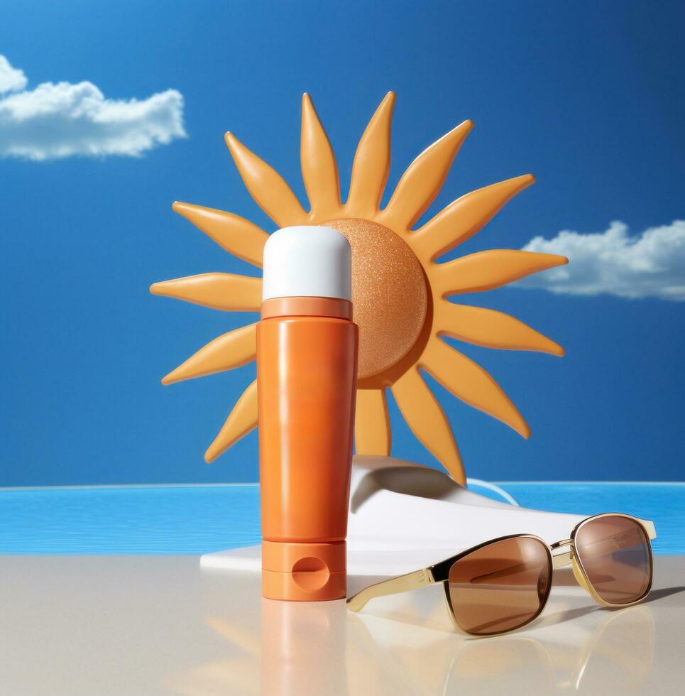 AI generated what are a good sunscreen photo