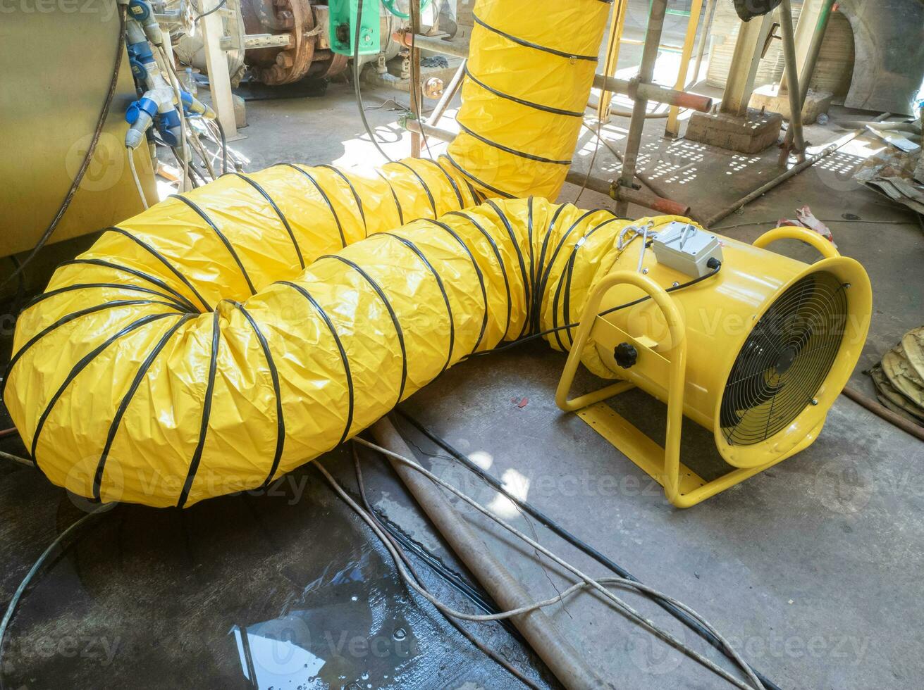 Air blowers with proboscis are used to blow air when working in