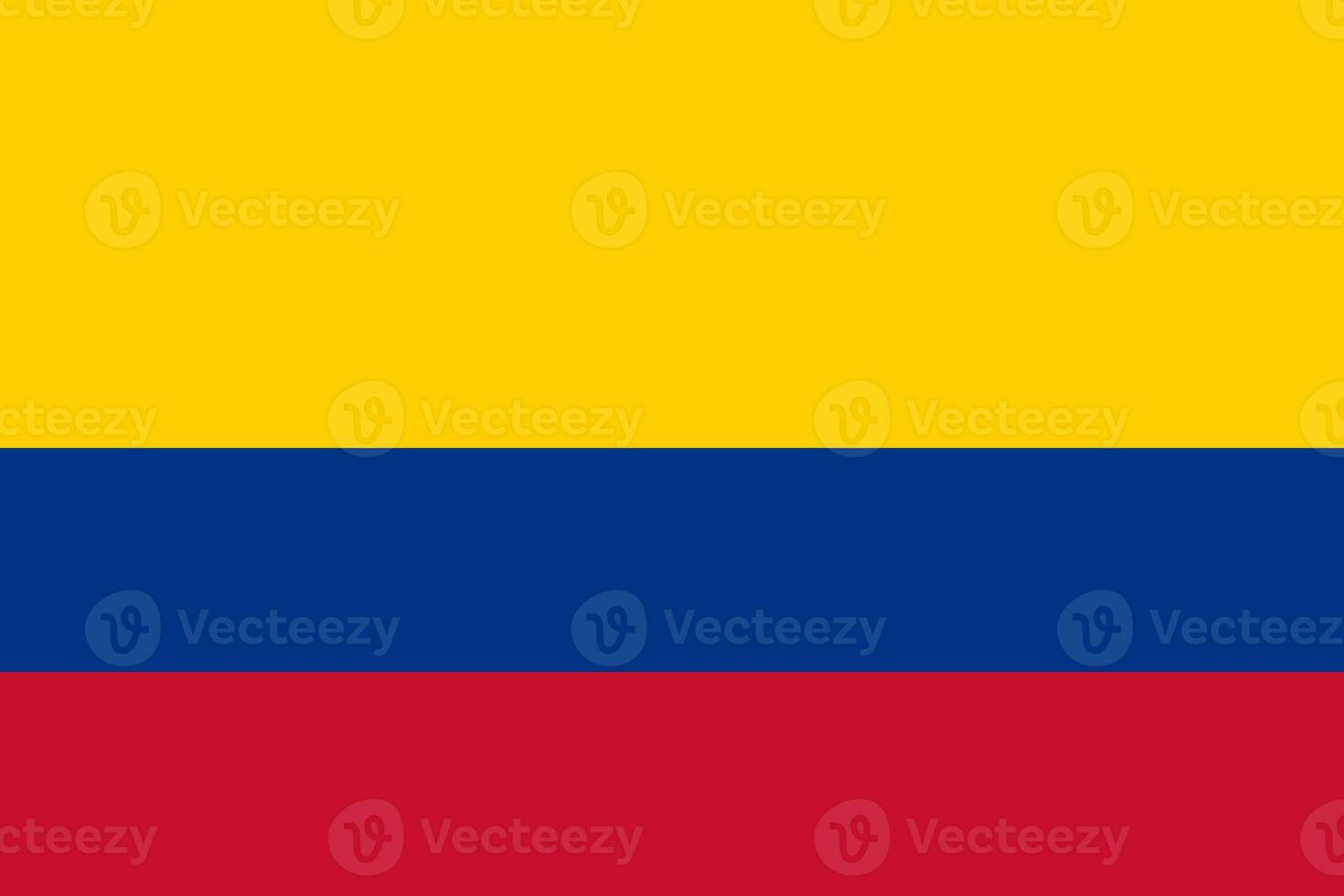 The official current flag of Republic of Colombia. State flag of Colombia. Illustration. photo