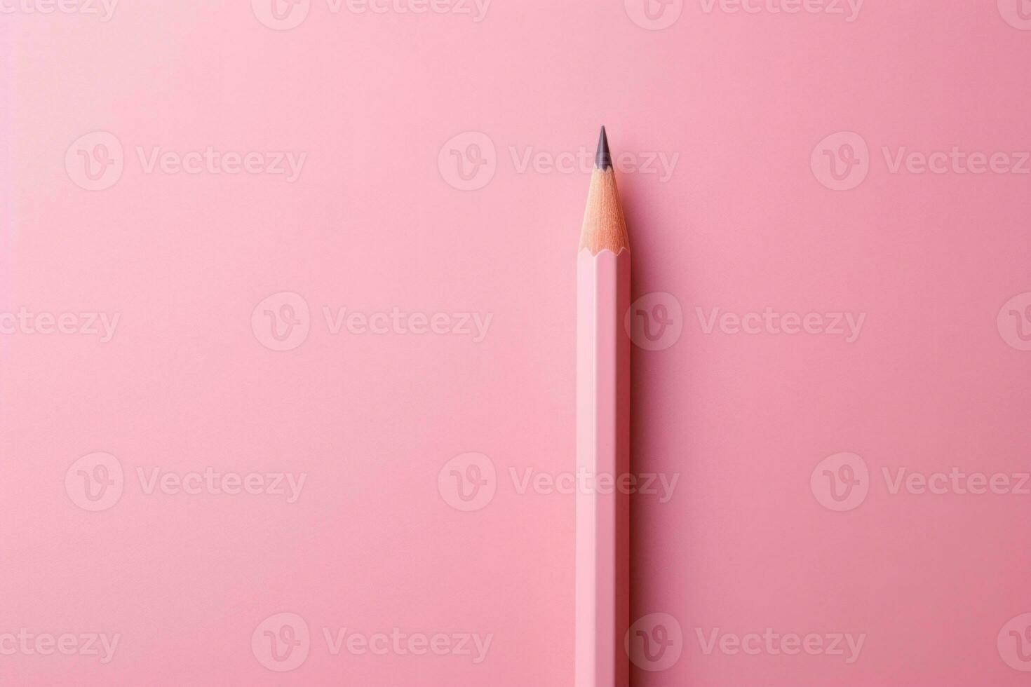 AI generated Pencil and pencils on colour background in box photo