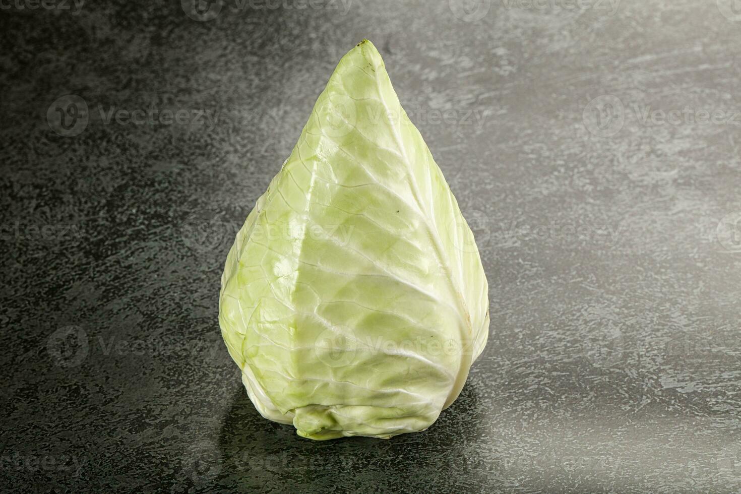 Cone sweetheart ripe green cabbage photo