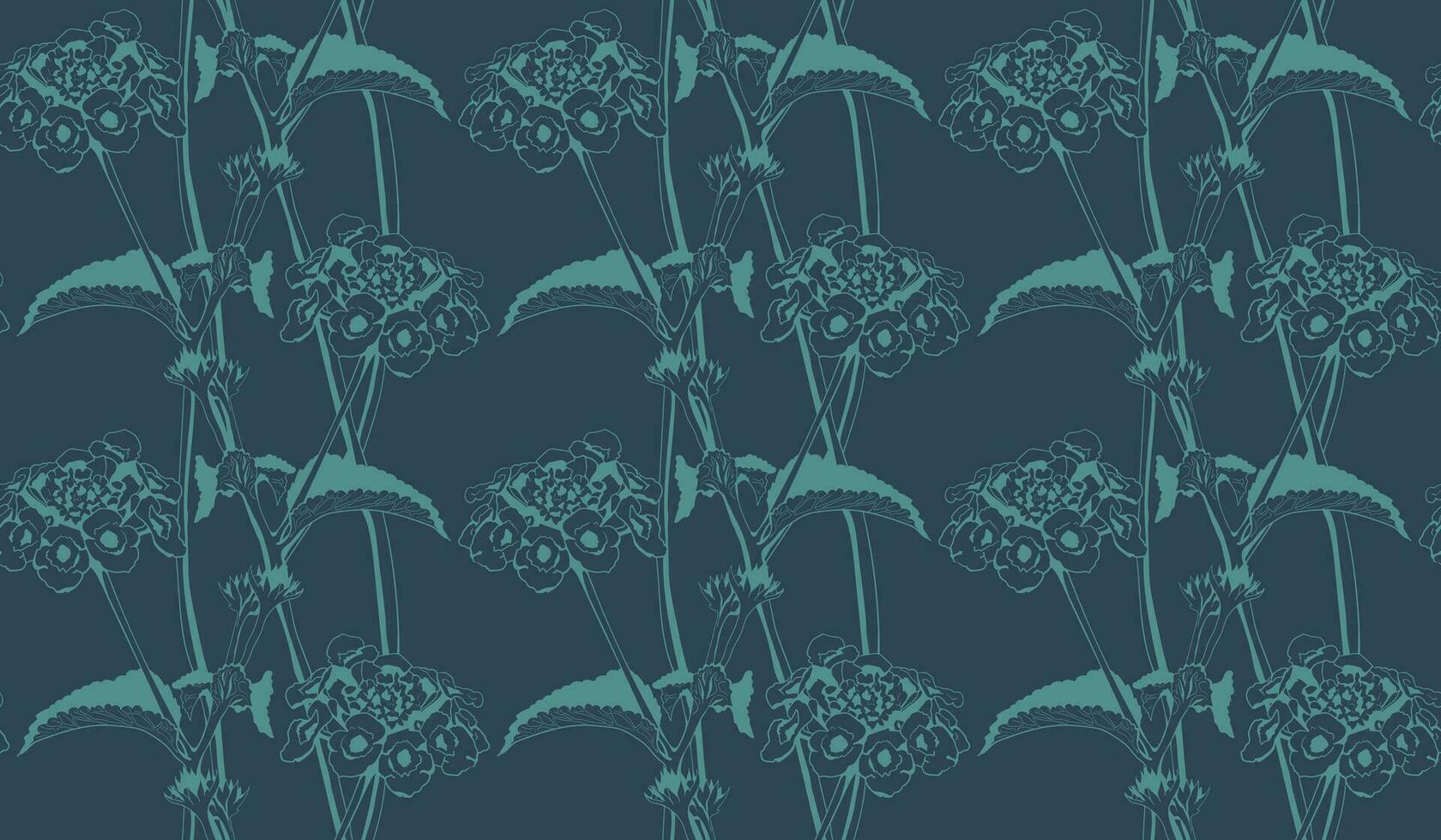 fondo de vector transparente de patrón floral. diseño de papel tapiz de follaje y flores de la naturaleza.