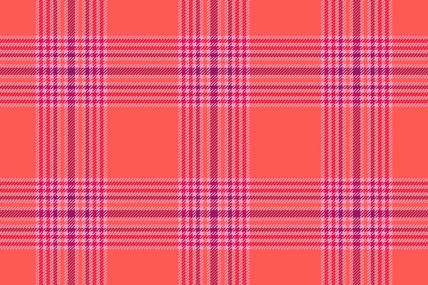 Fabric check tartan of plaid background textile with a seamless vector texture pattern.