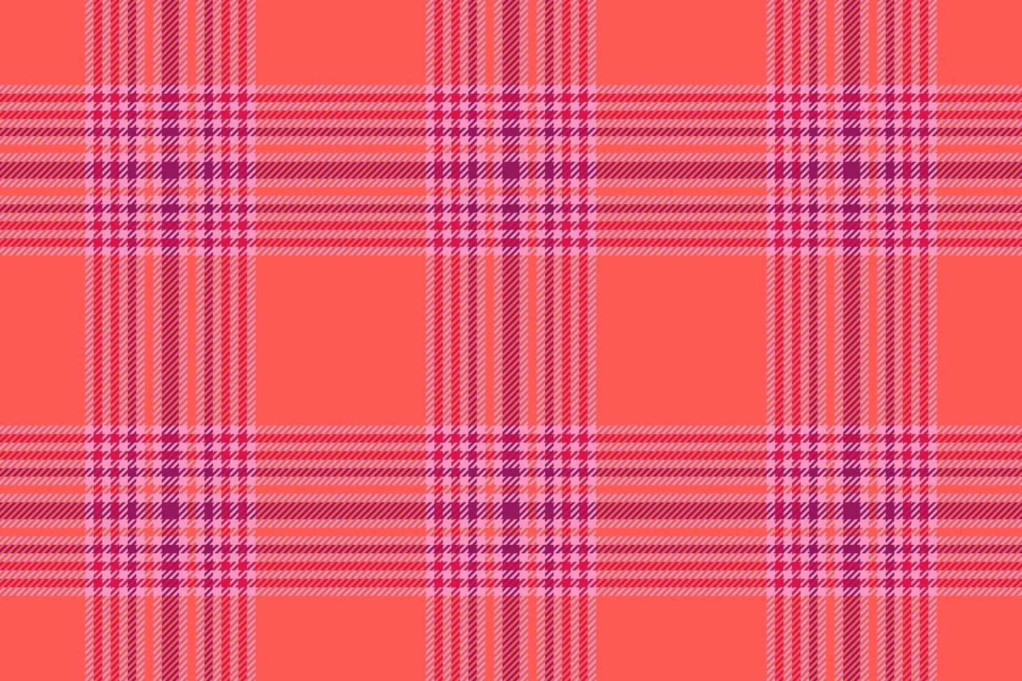 Fabric check tartan of plaid background textile with a seamless vector texture pattern.